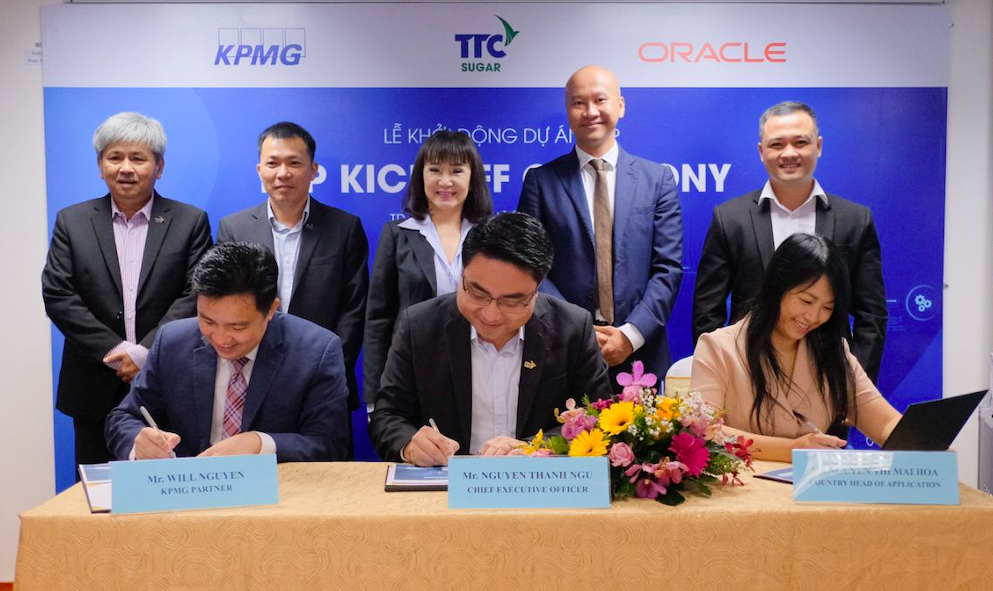 TTC Sugar và KPMG ký kết hợp tác chiến lược tư vấn chương trình chuyển đổi và triển khai Oracle Cloud ERP